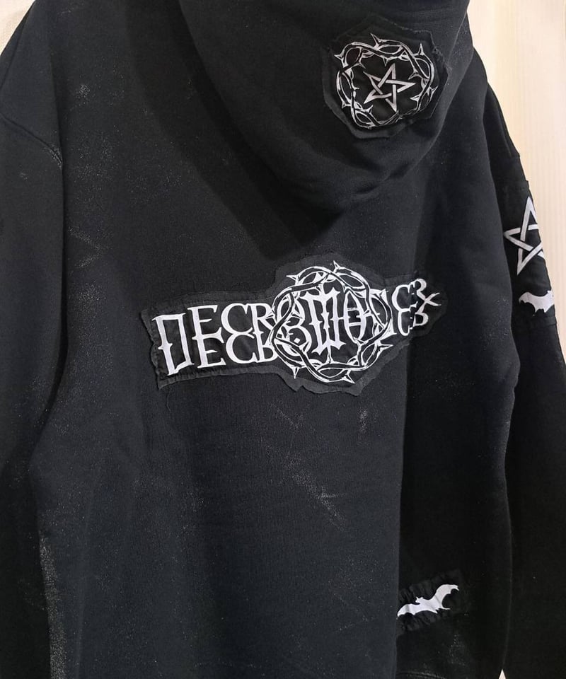 h.NAOTO Crash Patch Hoodie Sweater（Msize） | TyC