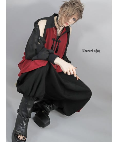 Deorart  DRT2879 ボックスパーツ・バルーンサルエルパンツ
