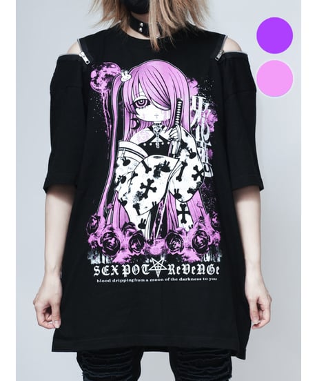 SEXPOT ReVenGe   sa681522 Shoulder Zip Original Cutsew 迦愚夜姫