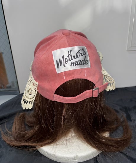 mother's made　602802 レース＆チャイナ釦CAP