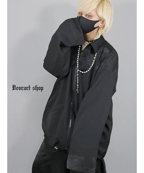 Deorart  DRT2872 [GOTH CHINA] 中華柄 切替え BIGシャツジャケット