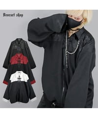 Deorart  DRT2872 [GOTH CHINA] 中華柄 切替え BIGシャツジャケット