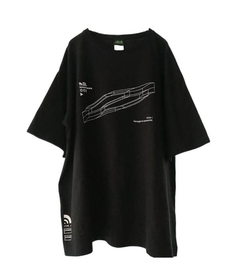 D/3/ディースリー 　hexagon　ビッグTシャツ(M/Lサイズ)