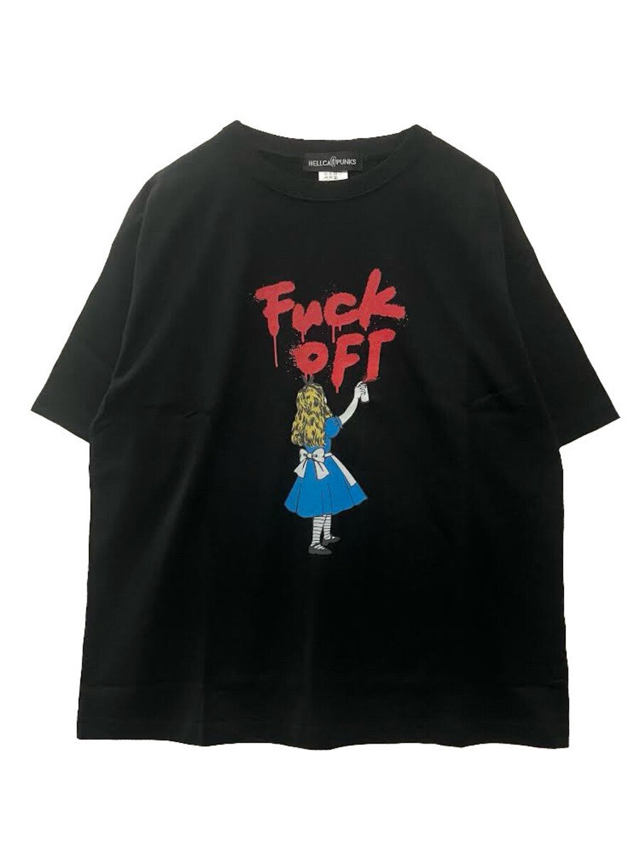 HELLCATPUNKS HCP-T-0253 FUCK OFF ビッグTシャツ | Ty