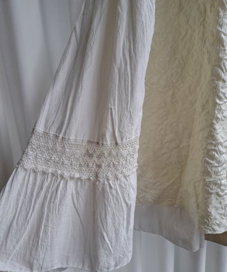 mother's made　602602　laceMIXlロングSK（白）