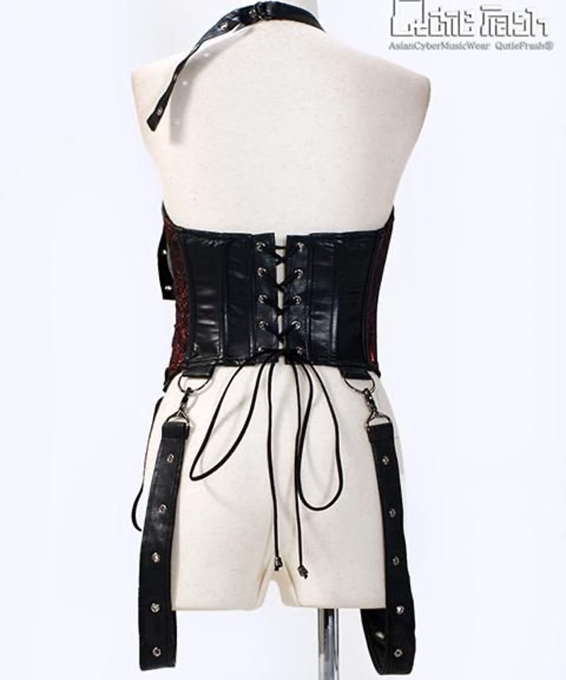 ★Qutie Frash コルセット⑱新品未使用 QutieFrash】8080 ラップ付きホルターコルセットBT | アメQの部屋
