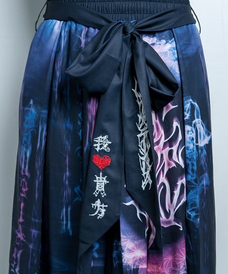 BACKSTAGEPASS　AGS4015　WABI-SATORI(ワビ-サトリ)ハカマパンツ(BLACK)