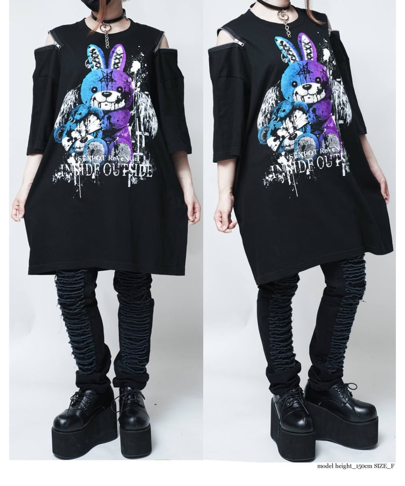 SEXPOT ReVenGe sa681510 Shoulder Zip Big Cuts
