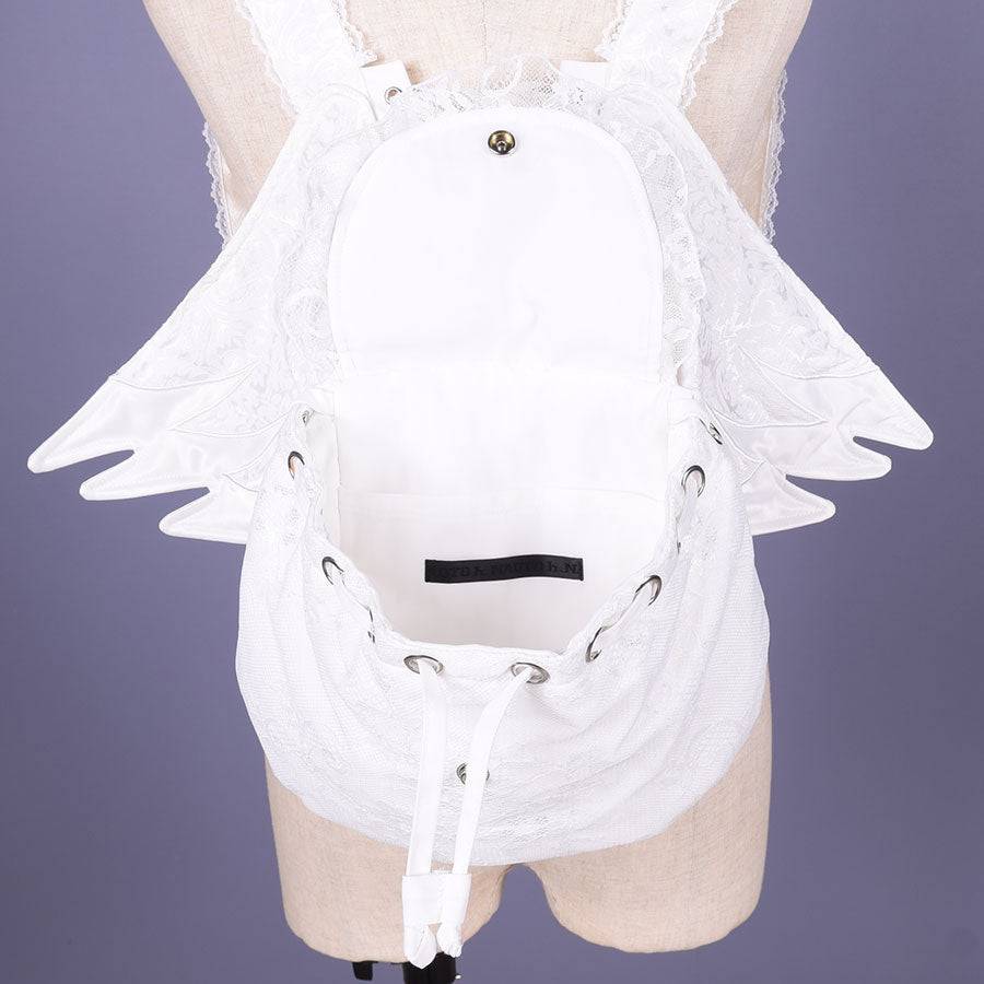 h.NAOTO Angel Wing Backpack / WH | TyCHE Maria