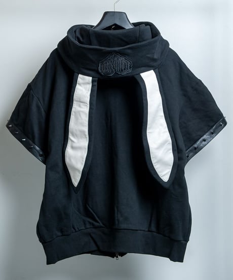 BACKSTAGEPASS　GBS5505　GRIMHOP(グリムホップ)うさみみ ジップアップ パーカー (BLACK)