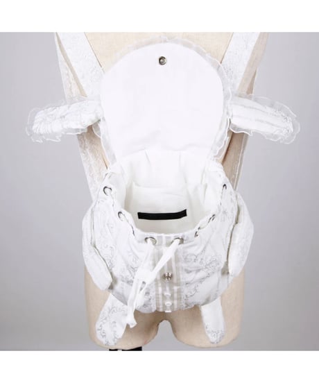h.NAOTO　Lovely Bunny Frill Backpack / WH