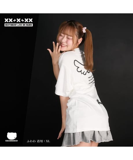 DEATHBEAR/デスベア　【SugarGrim】SHINE ON, Little Rebel （WHITE×PINK）