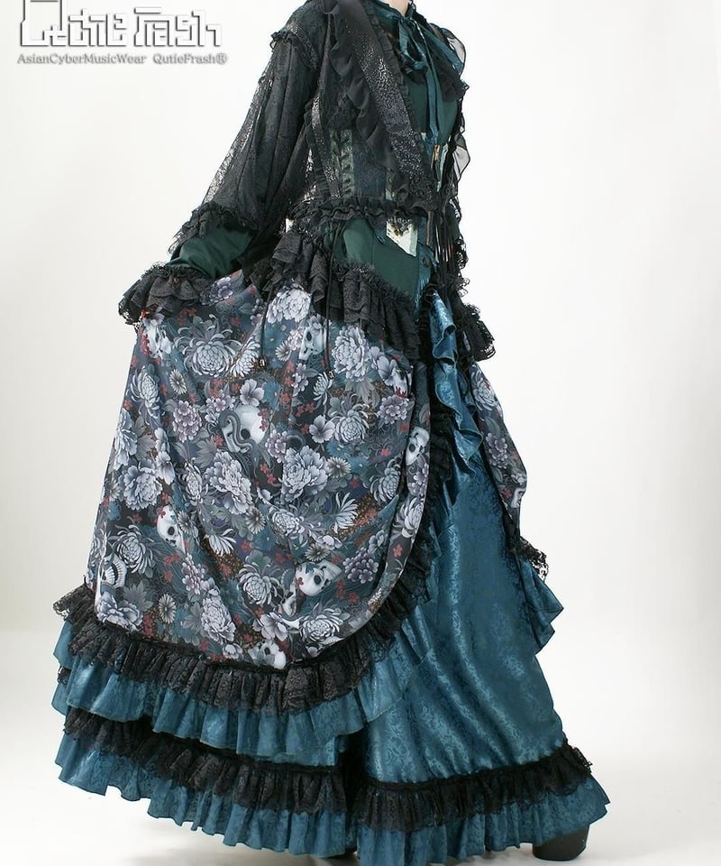 Qutie Frash 9870-SK 和柄ロングスカート | TyCHE Maria n