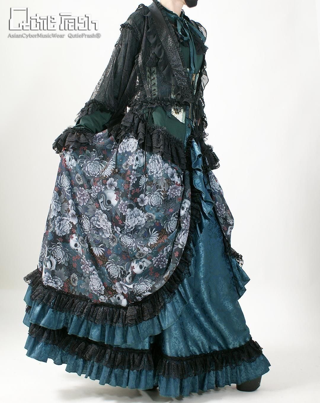 Qutie Frash 9870-SK 和柄ロングスカート | TyCHE Maria n