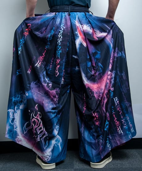 BACKSTAGEPASS　AGS4015　WABI-SATORI(ワビ-サトリ)ハカマパンツ(BLACK)