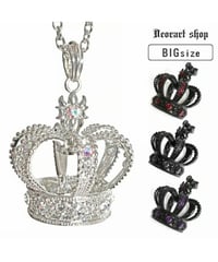 Deorart  BY1127 1131クラウン ビッグチャーム ネックレス＆ペンダント [crown]