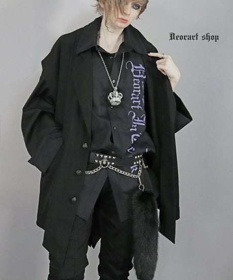 Deorart  DRT2813 【GOTH MODE】オーバーサイズ ゴシック ・ジレ ベスト