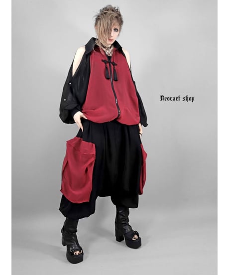 Deorart  DRT2879 ボックスパーツ・バルーンサルエルパンツ