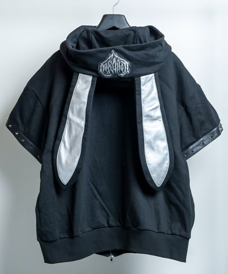 BACKSTAGEPASS　GBS5505　GRIMHOP(グリムホップ)うさみみ ジップアップ パーカー (SILVER)
