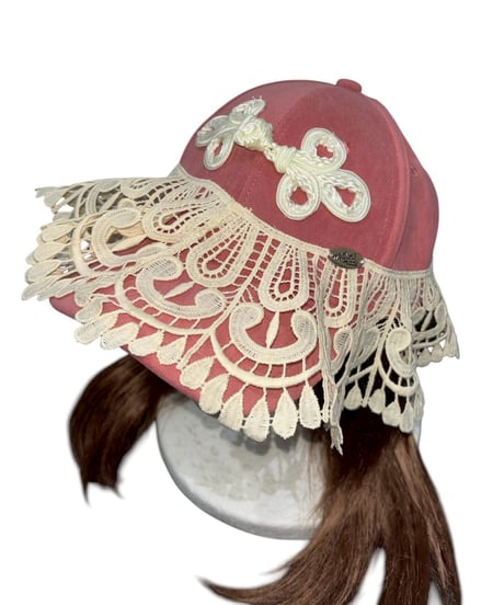 mother's made　602802 レース＆チャイナ釦CAP