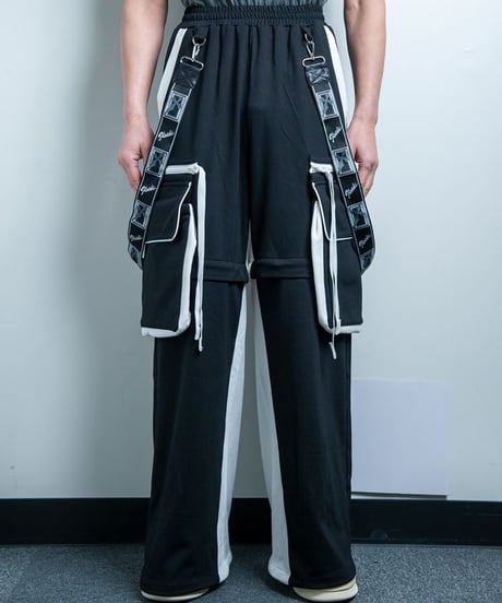 BACKSTAGEPASS　GBS4203　ALL STANDING(オールスタンディング)2WAY カーゴパンツ【セットアップ対応可】(BLACK)
