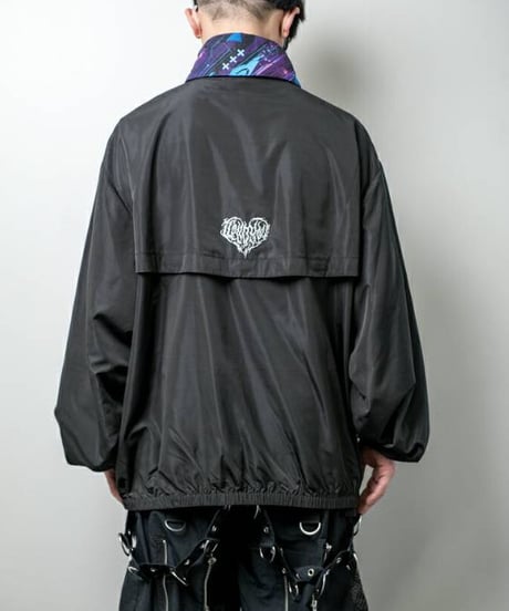 BACKSTAGEPASS　AGS5904　ELECTRONIC CIRCUIT(エレクトロニック サーカス)オーバーサイズ トラックジャケット(PURPLE)