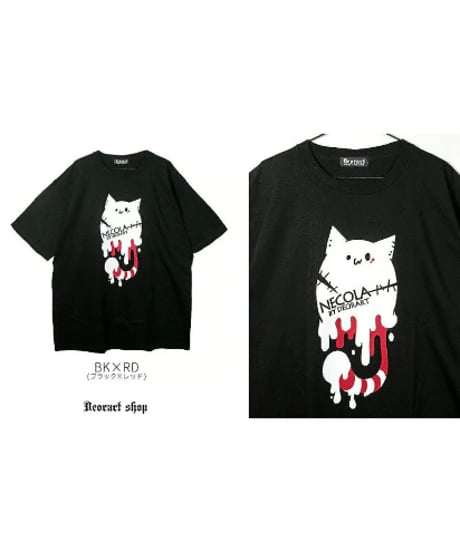 Deorart  DRTP008 オーバーサイズ・プリントTシャツ [メルト・ネコラ][Deorart Record]