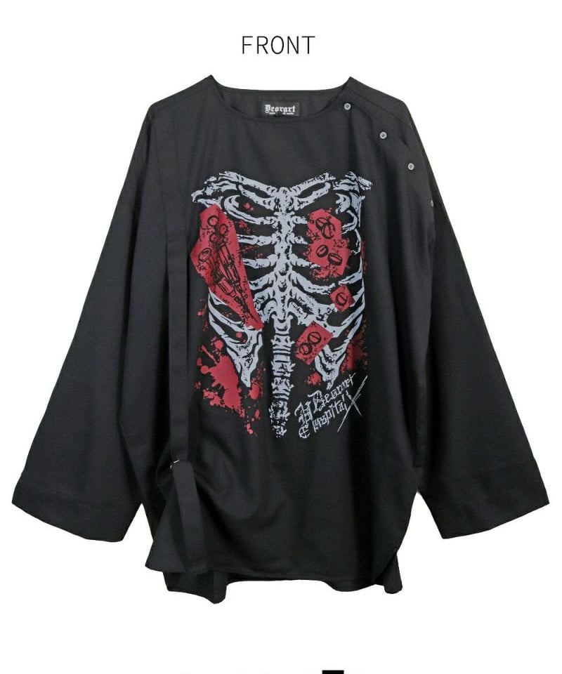 Deorart DRT2854 [ホスピタル] 手術着風 シャツロンT [ロッコツ：肋骨]