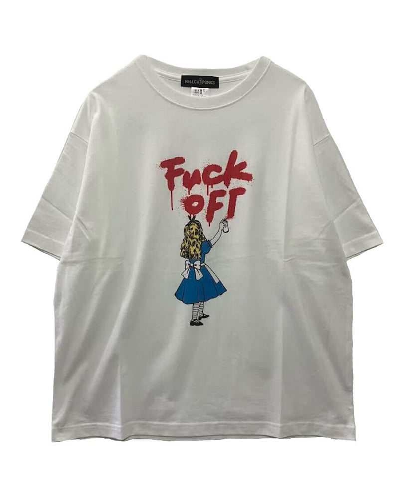 HELLCATPUNKS HCP-T-0253 FUCK OFF ビッグTシャツ | Ty HELLCATPUNKS HCP-T-0253 FUCK OFF ビッグTシャツ | Ty