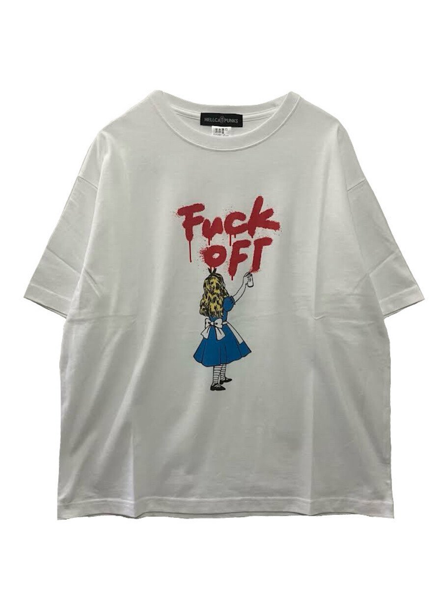 HELLCATPUNKS HCP-T-0253 FUCK OFF ビッグTシャツ | Ty