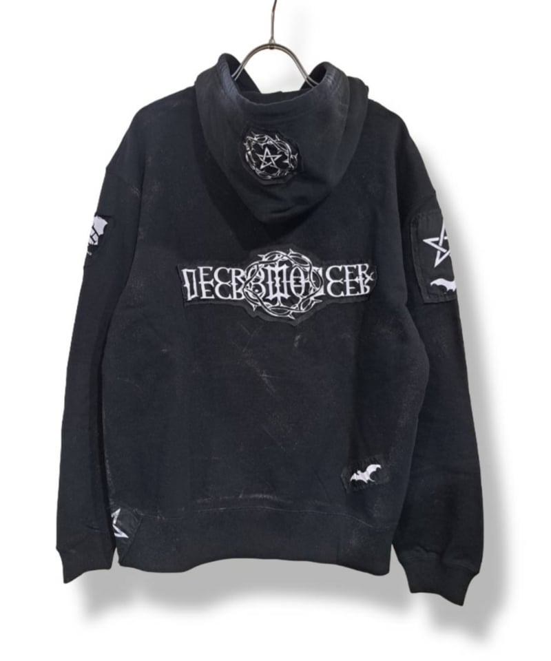 h.NAOTO Crash Patch Hoodie Sweater（Msize） | TyC