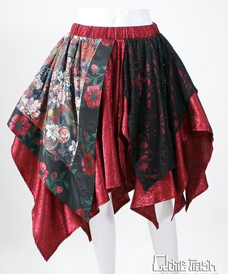 Qutie Frash 2004-SK 和柄アシメスカート | TyCHE Maria na