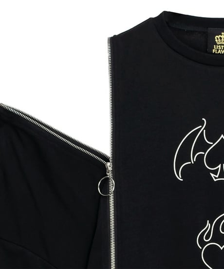 LISTEN FLAVOR  2513503　魔界のトランプ ツインジップ超BIGトップス