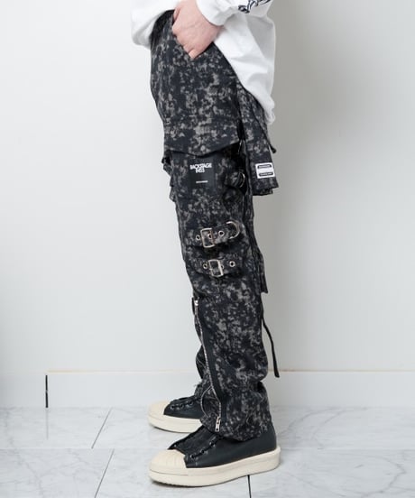 BACKSTAGEPASS　NGS4204　MALCOLM(マルコム)ボンテージ カーゴ パンツ(GRAY)
