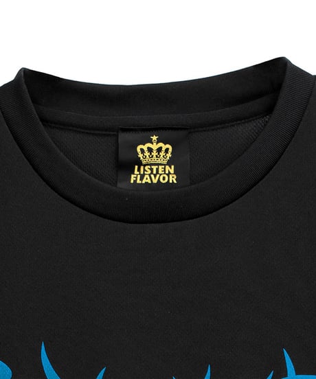 LISTEN FLAVOR  2520550　堕天の黒猫ロンT