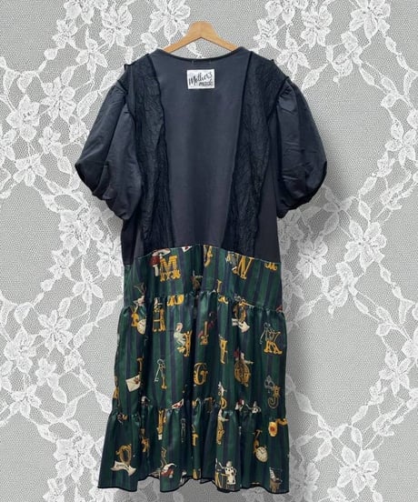 Mother's made/マザーズメイド　Perla nell'ostricaコラボワンピース(Green)