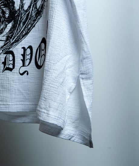 BACKSTAGEPASS　GBS2202　DUALITY(デュアリティー)ロゴプリント オーバーサイズ ロンT (WHITE)