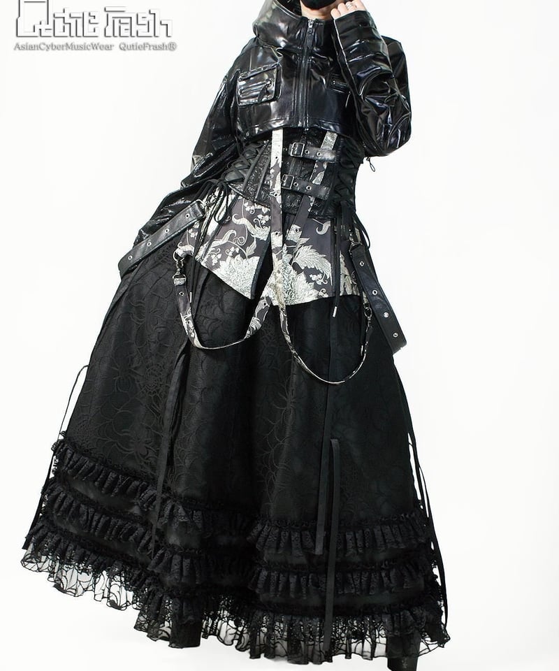 Qutie Frash 9928-SK 蜘蛛メッシュロンスカ | TyCHE Maria na