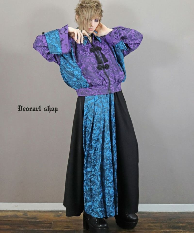 Deorart DRT2857 [GOTH CHINA] キョンシースリーブ・チャイナ柄ジャ