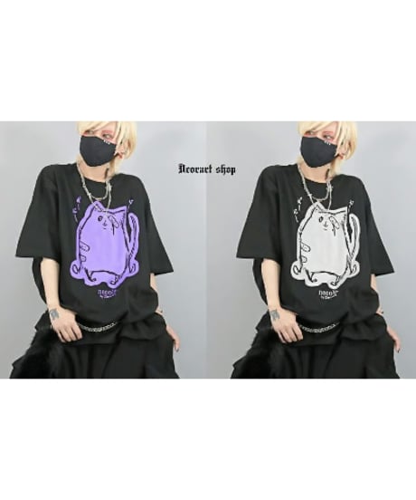 Deorart  DRTP007 オーバーサイズ・プリントTシャツ [NECOLAネコラ][Deorart Record]
