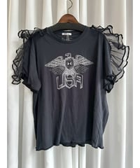mother's made　605210　着合わせ肩チュールトップス