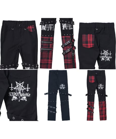 SEXPOT ReVenGe　sc02386　VICIOUS MURDER PUNKISH ZIP パンツ