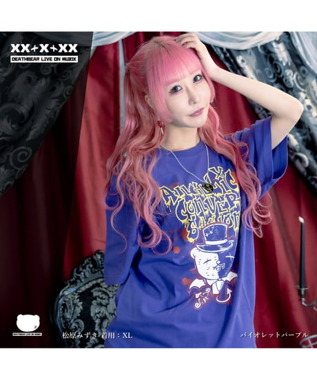 DEATHBEAR/デスベア　【ANGELIC CONVERSATION】T-Shirts （VIOLET PURPLE）