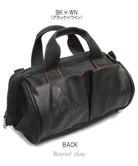 Deorart  BG004 Spadeエンブレム ロールボストン ツールバッグ