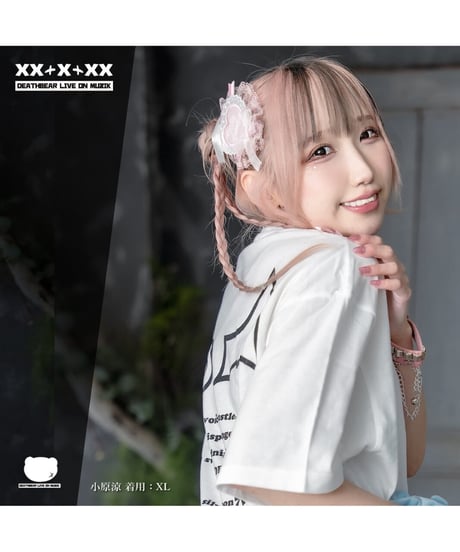 DEATHBEAR/デスベア　【SugarGrim】SHINE ON, Little Rebel （WHITE×PINK）