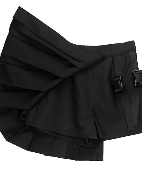 LISTEN FLAVOR  2510403  プリーツスカートレイヤードショーパン