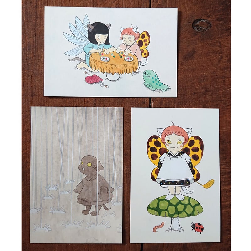 石黒亜矢子「いもうとかいぎ」ポストカードセット | ビリケン