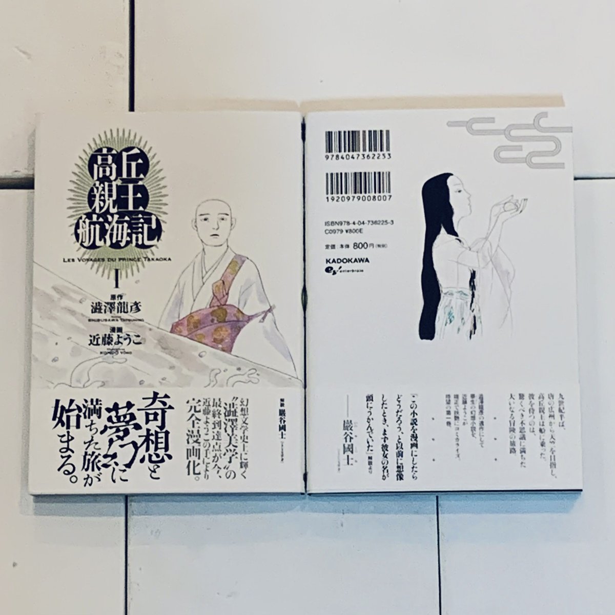 【直筆イラスト入りサイン本】近藤ようこ 高丘親王航海記 1〜4全巻セット澁澤龍彦 近藤ようこイラスト入りサイン本『高丘親王航海記 I』 | ビリケン