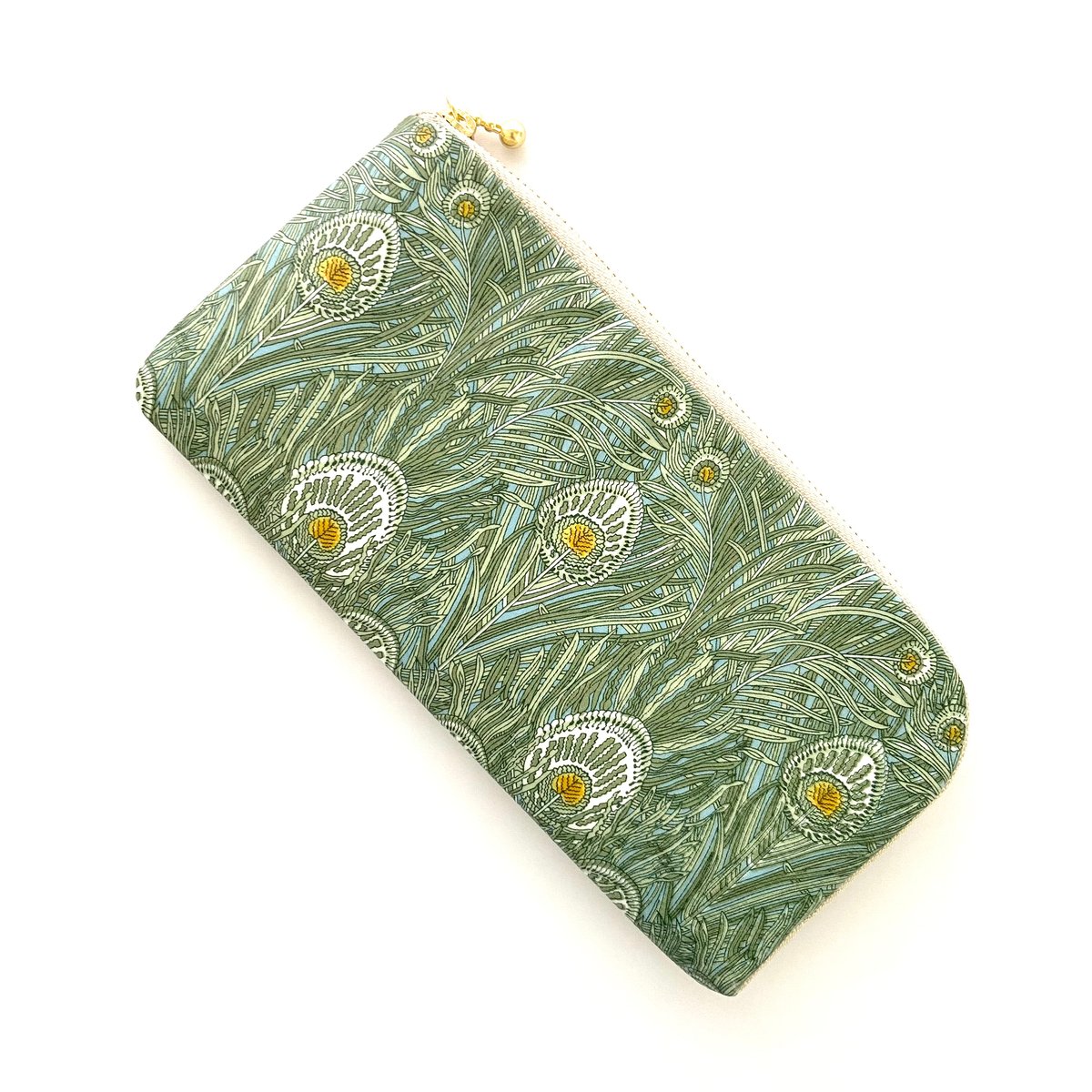 セミオーダー＊ L字ファスナー長財布 10×20㎝ 11×21㎝ | greenish