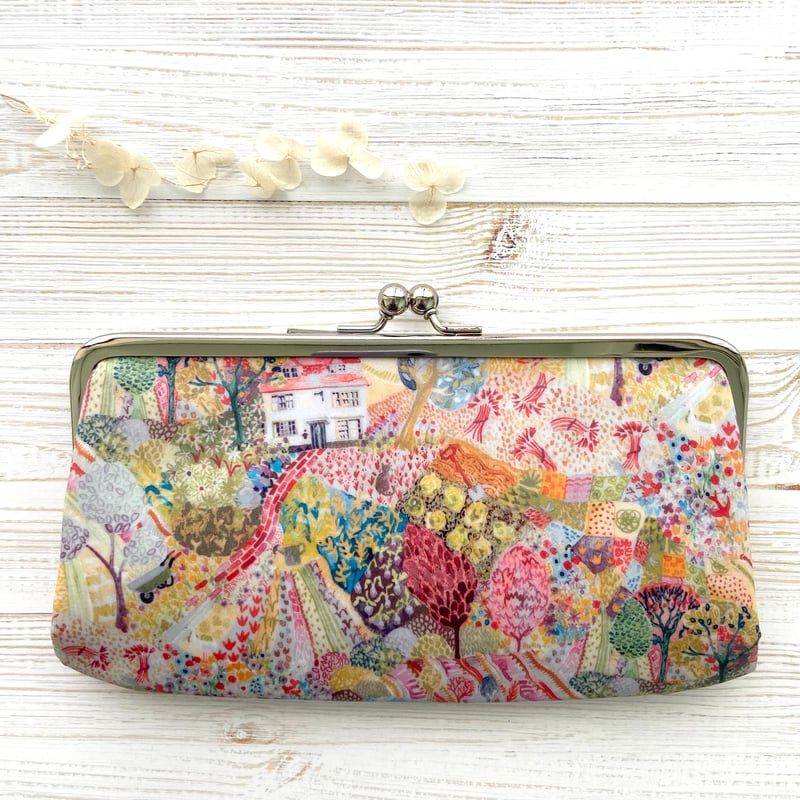 セミオーダー＊ ダブルがま口長財布11×21㎝ | greenish